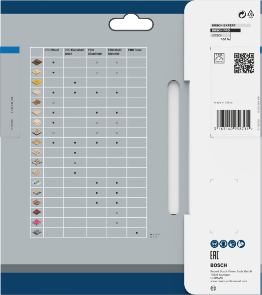 Bosch 2608837749 Cirkelzaagblad - 160 X 20 X 36T - Staal - Detailed view of the product