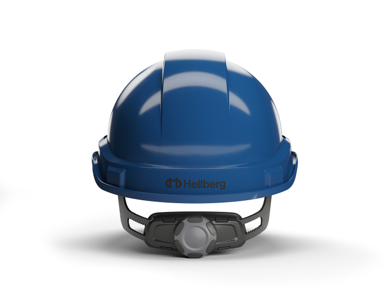 Hellberg 6-Punts Veiligheidshelm Factor ABS - Blauw - Detailed view of the product