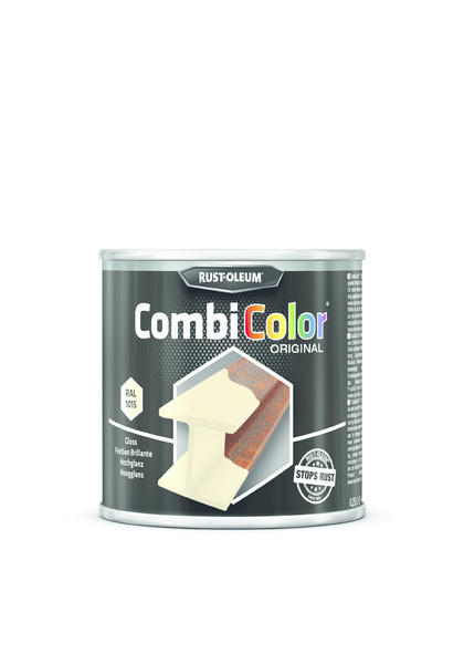 rust-oleum combicolor hoogglans ral 1015 licht ivoor 0.25 ltr