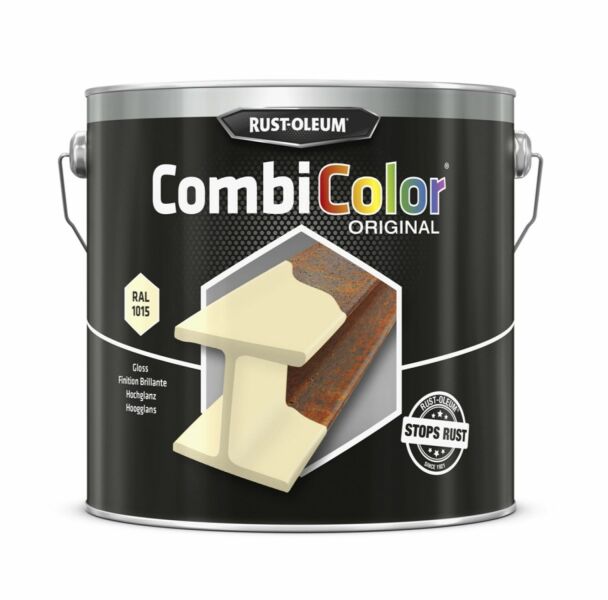 rust-oleum combicolor hoogglans ral 1015 licht ivoor 0.25 ltr