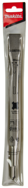 Makita D-08729 SDS-plus Platte Beitel - 20x250mm - Detailed view of the product