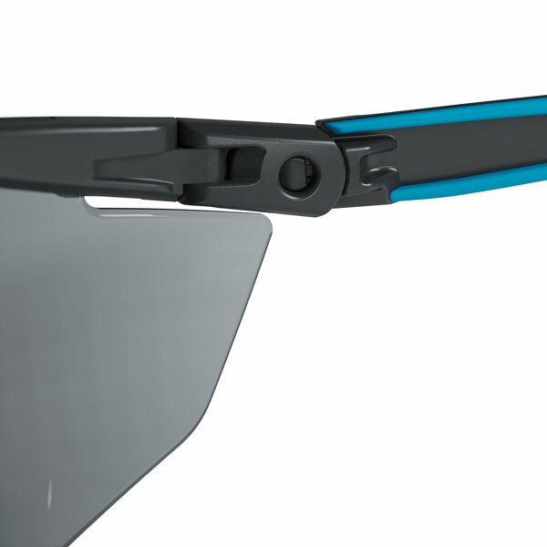 Hellberg Safety 23232-001 Veiligheidsbril Argon AF+AS Smoke Blauw - Anti-kras - Anti-condens - Detailed view of the product