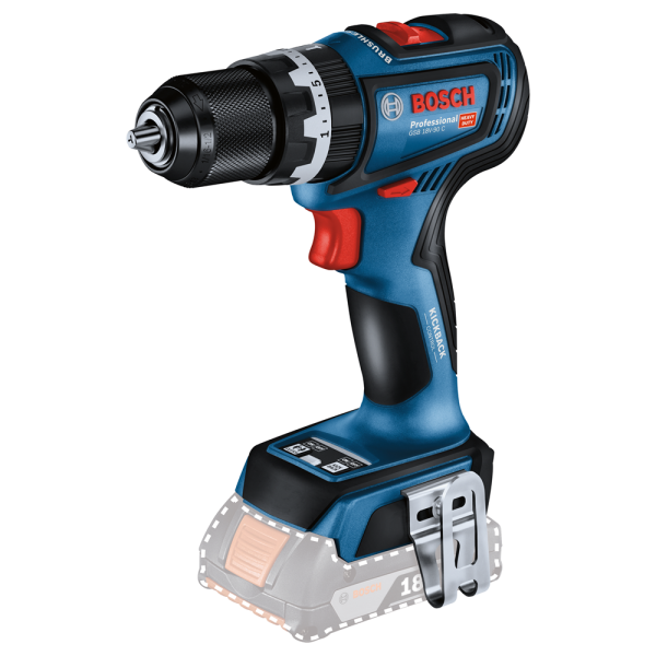 Bosch GSB 18V-90 C 18V Li-ion Accu Schroefklopboor Body In L-Boxx - 64 Nm - Detailed view of the product
