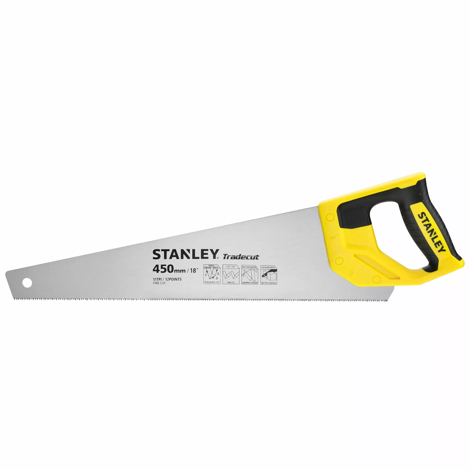 Stanley STHT20355-1 Houtzaag Tradecut Fijn - 450mm - 11 TPI thumbnail 2