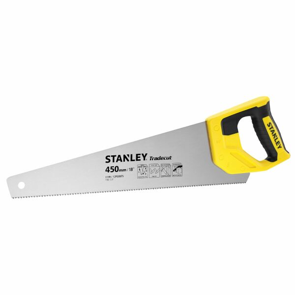 Stanley STHT20355-1 Houtzaag Tradecut Fijn - 450mm - 11 TPI EAN: 3253561203558