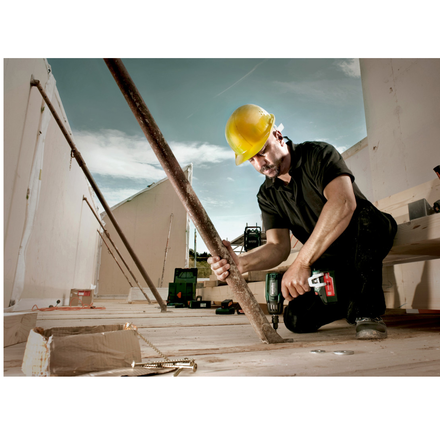 Metabo SSW 18 LTX 400 BL 18V LiHD Accu Slagmoersleutel Set (2x 4.0Ah Accu) In MetaBOX - 400Nm - 1/2"- Koolborstelloos thumbnail 4