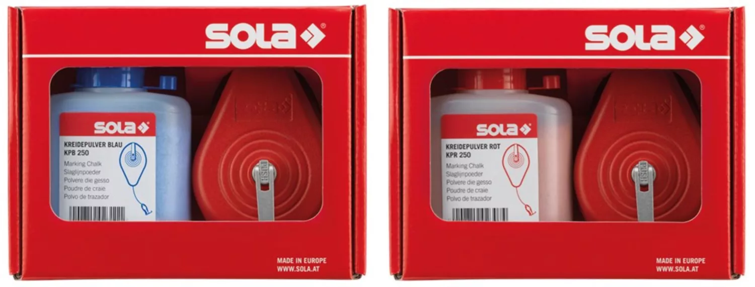 Sola CLM 30 SET R Slaglijnmolen Set Met Slaglijnpoeder - 30m - Rood thumbnail 2