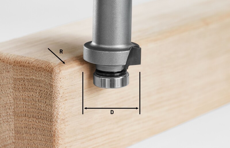 Festool HW R2-OFK 500 Z1 Afrondfrees - 2mm - 27mm - 1 Tand - Detailed view of the product