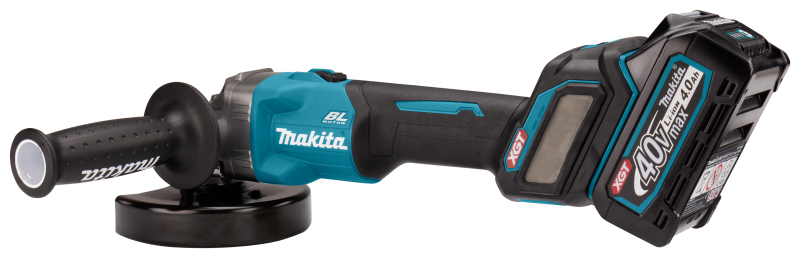 Makita GA026GM201 XGT 40V Max Li-ion Accu Haakse Slijper Set (2x 4.0Ah) In Mbox -125mm - Detailed view of the product