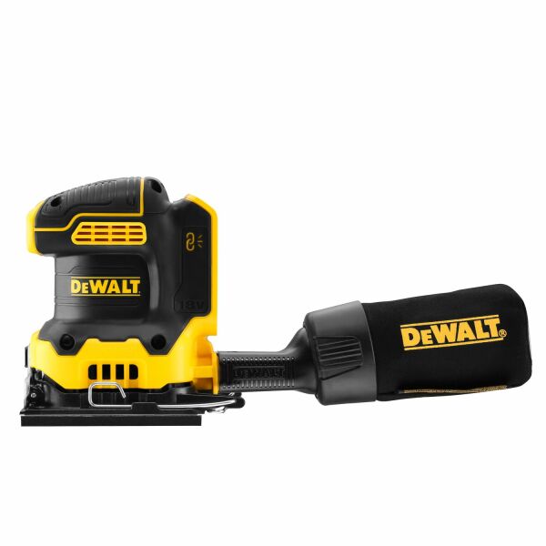 DeWALT DCW200P2 18V Li-ion XR Accu Vlakschuurmachine Set (2x 5.0Ah) In TSTAK - 140 X 115mm - Koolborstelloos - Detailed view of the product