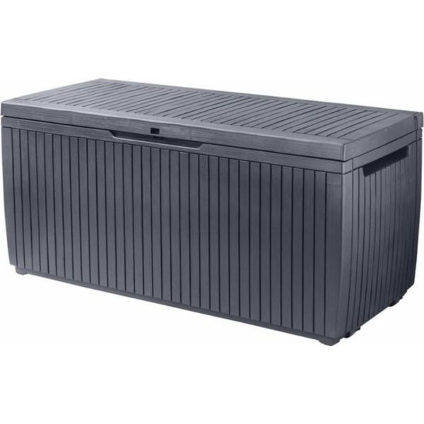 Keter Springwood Opbergbox - 305L - 123x53,5x57cm – Grafiet