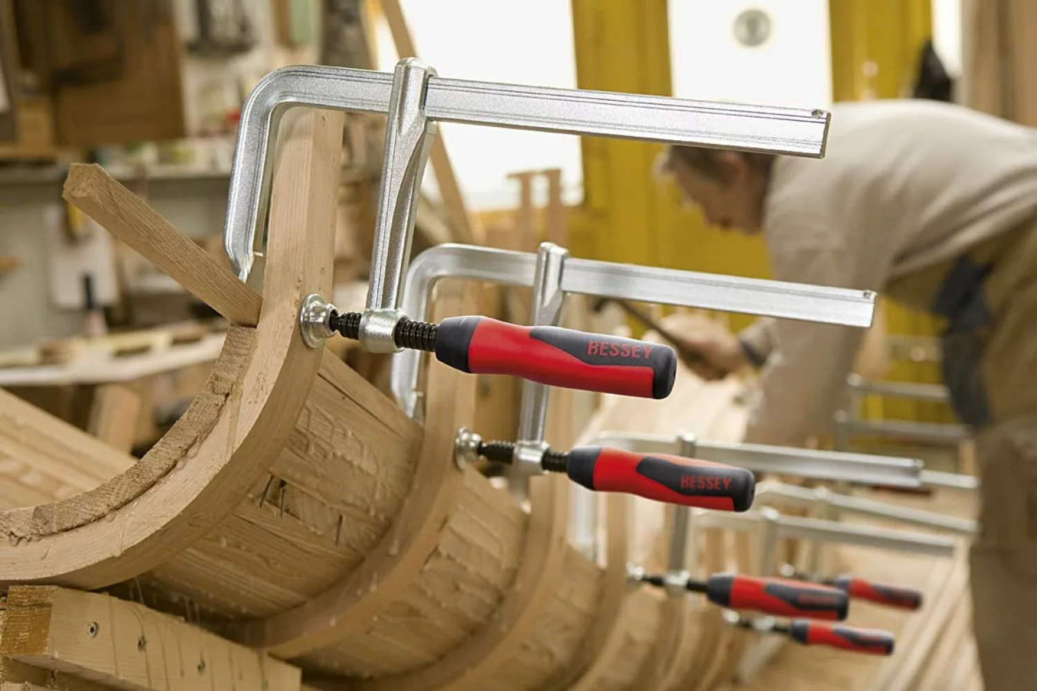 Bessey GZ20 Lijmklem - Geheel Staal - 200 X 100mm thumbnail 4