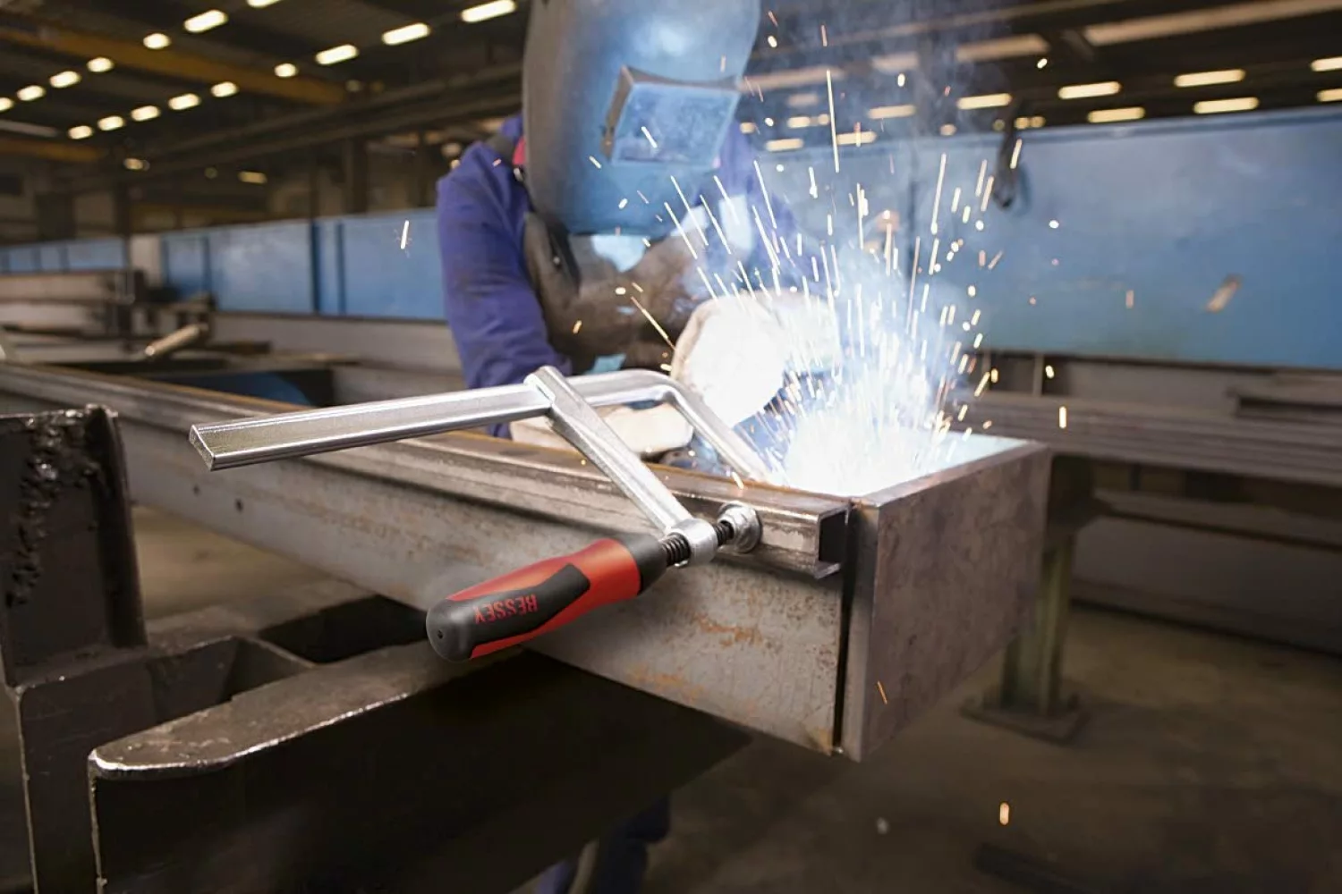 Bessey GZ20 Lijmklem - Geheel Staal - 200 X 100mm thumbnail 2