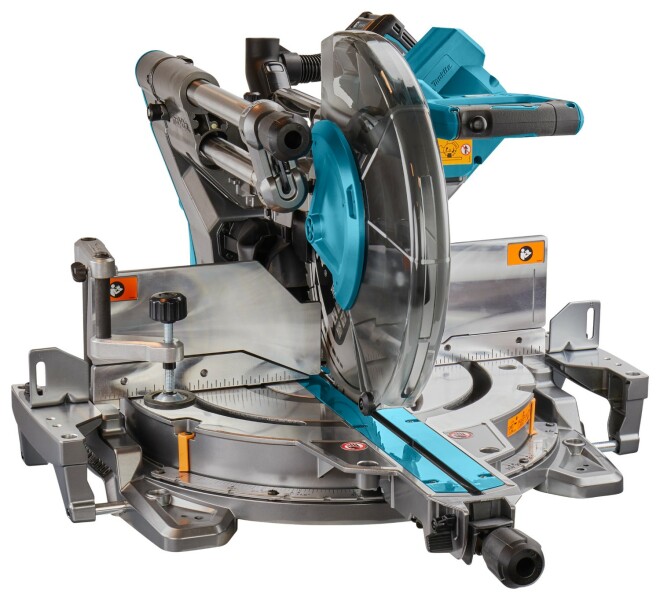 Makita LS003GM102 40V Max Li-Ion Accu Radiaal Afkortzaag Set (1x 4,0Ah) Incl. AWS Zender - 305mm - Detailed view of the product