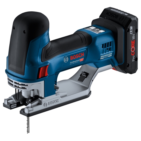 Bosch GST 18V-155 SC 18V Li-ion Accu Decoupeerzaag Set (2x 4.0Ah) In L-Boxx - 360° Grip - 3800 Tpm - Detailed view of the product