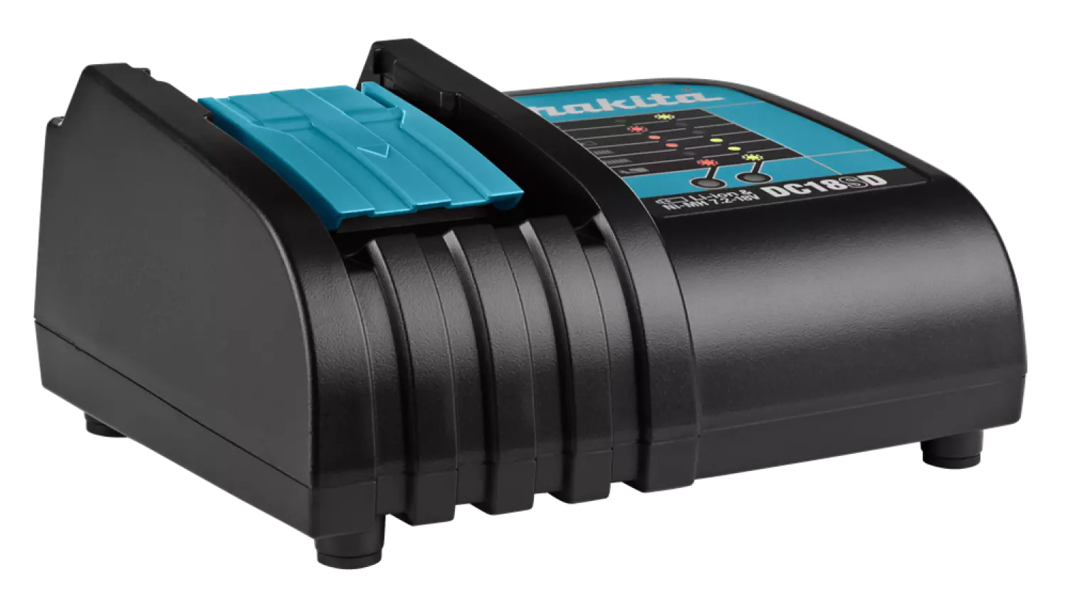 Makita DC18SD 14.4V - 18V Li-Ion Accu Oplader Met Passieve Koeling thumbnail 3