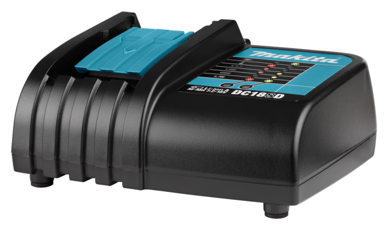 Makita DC18SD 14.4V - 18V Li-Ion Accu Oplader Met Passieve Koeling - Detailed view of the product