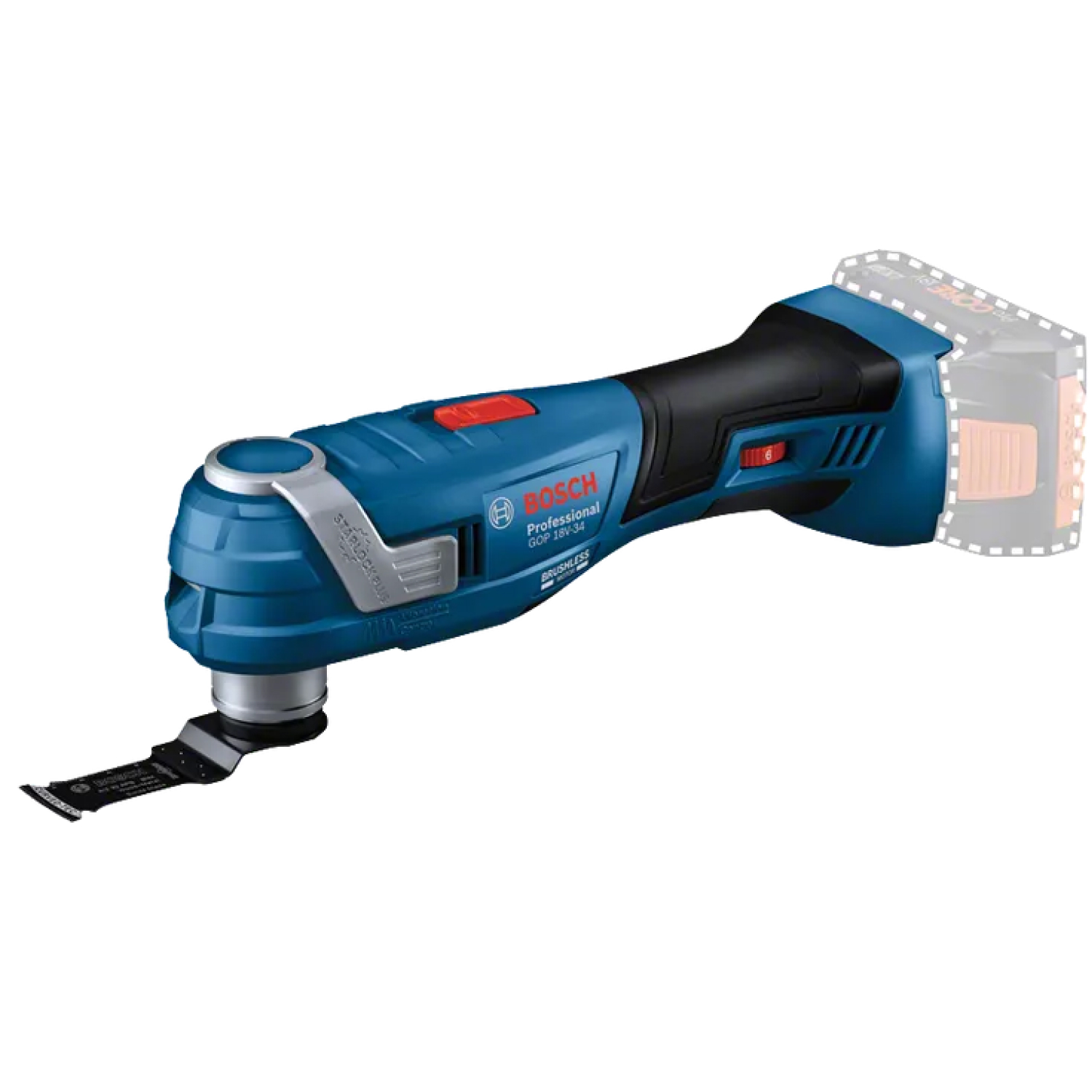 Bosch GOP 18V-34 Accu Multitool Body L-Boxx
