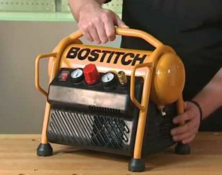 Bostitch MRC6-E Compressor - 1100W - 8 Bar - 6L - Detailed view of the product