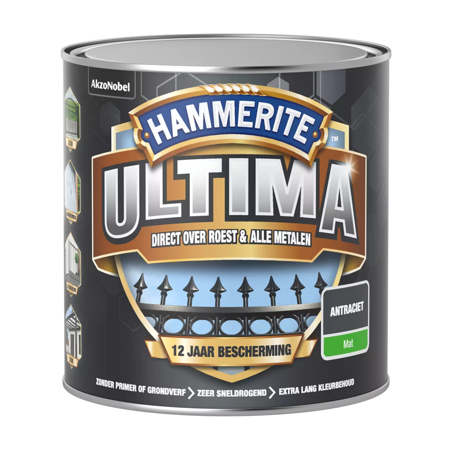 Hammerite Ultima Mat - Antraciet - 250ml