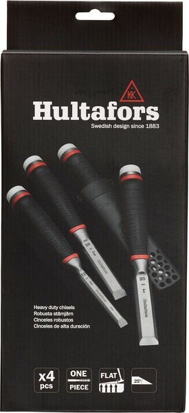 Hultafors HDC S4 Beitelset - 12/18/25/32mm - Detailed view of the product