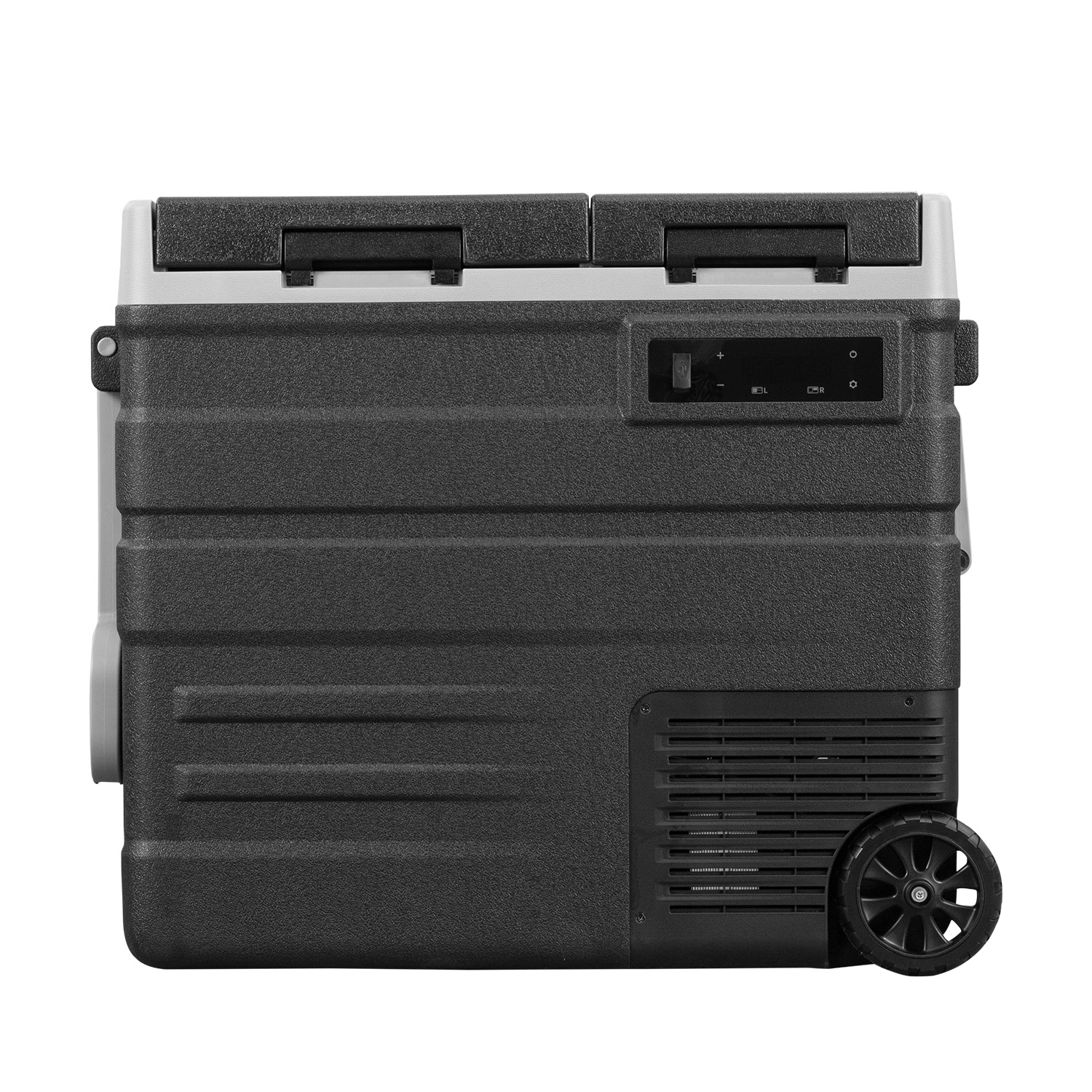 Steamy-E SECUD65 Dual Zone Roller Elektrische Compressor Koelbox Op Wielen - 57L afbeelding