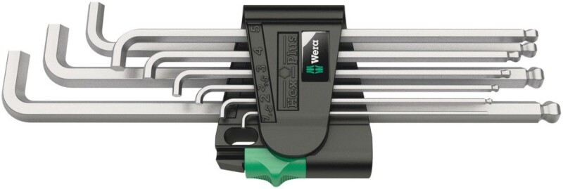 Wera 05073594001 9-delige 950/9 Hex-Plus 4 Inbussleutelset - 1,5-10mm - Default image for the product