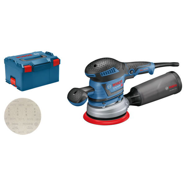 Bosch GEX 40-150 Excentrische Schuurmachine In L-Boxx - 400W - 150mm - Variabel