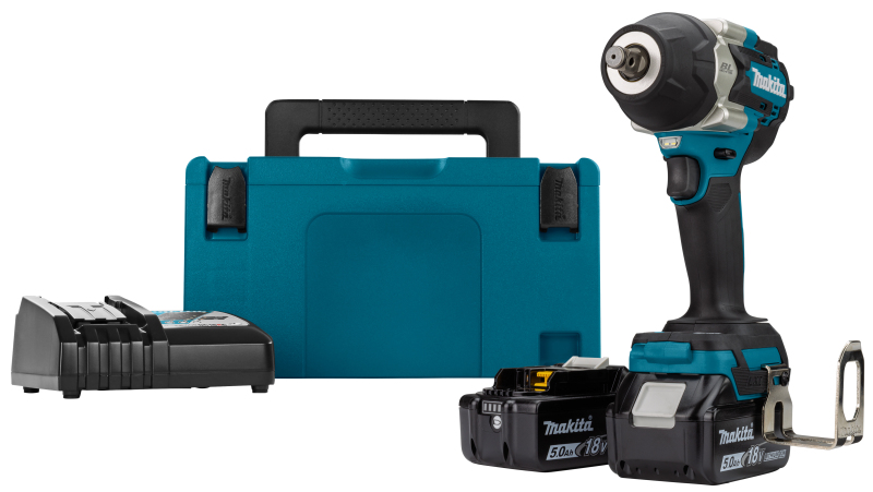 Makita DTW700RTJ 18V Li-Ion Accu Slagmoersleutel Set (2x 5.0Ah Accu) In Mbox - 700 Nm - 1/2