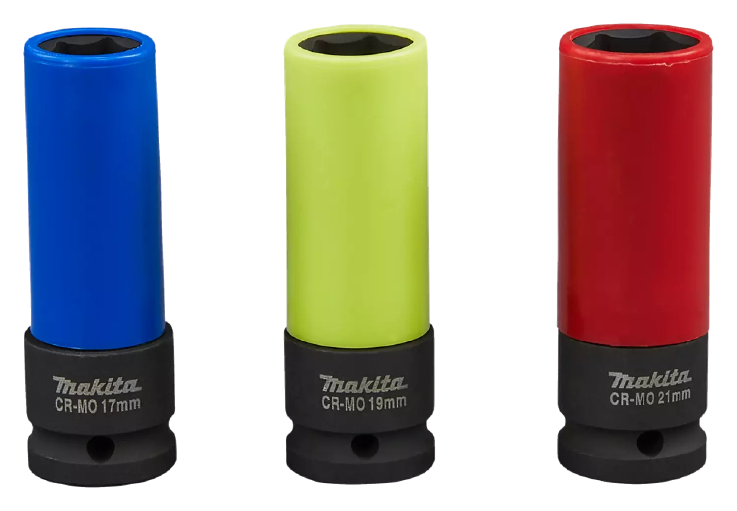 Makita E-12354 3-delige Krachtdoppenset - 17 /19/21mm - 1/2"