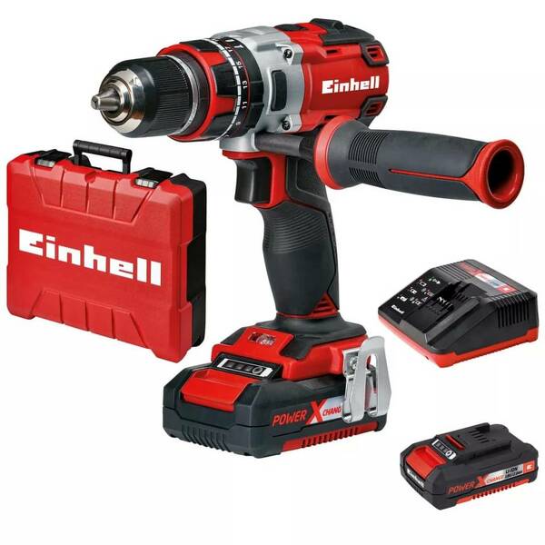 Einhell TE-CD 18-2 Li-i KIT 18V Li-Ion Accu Klopboor- /schroefmachine Set (2x 2.0Ah Accu) - Koolborstelloos