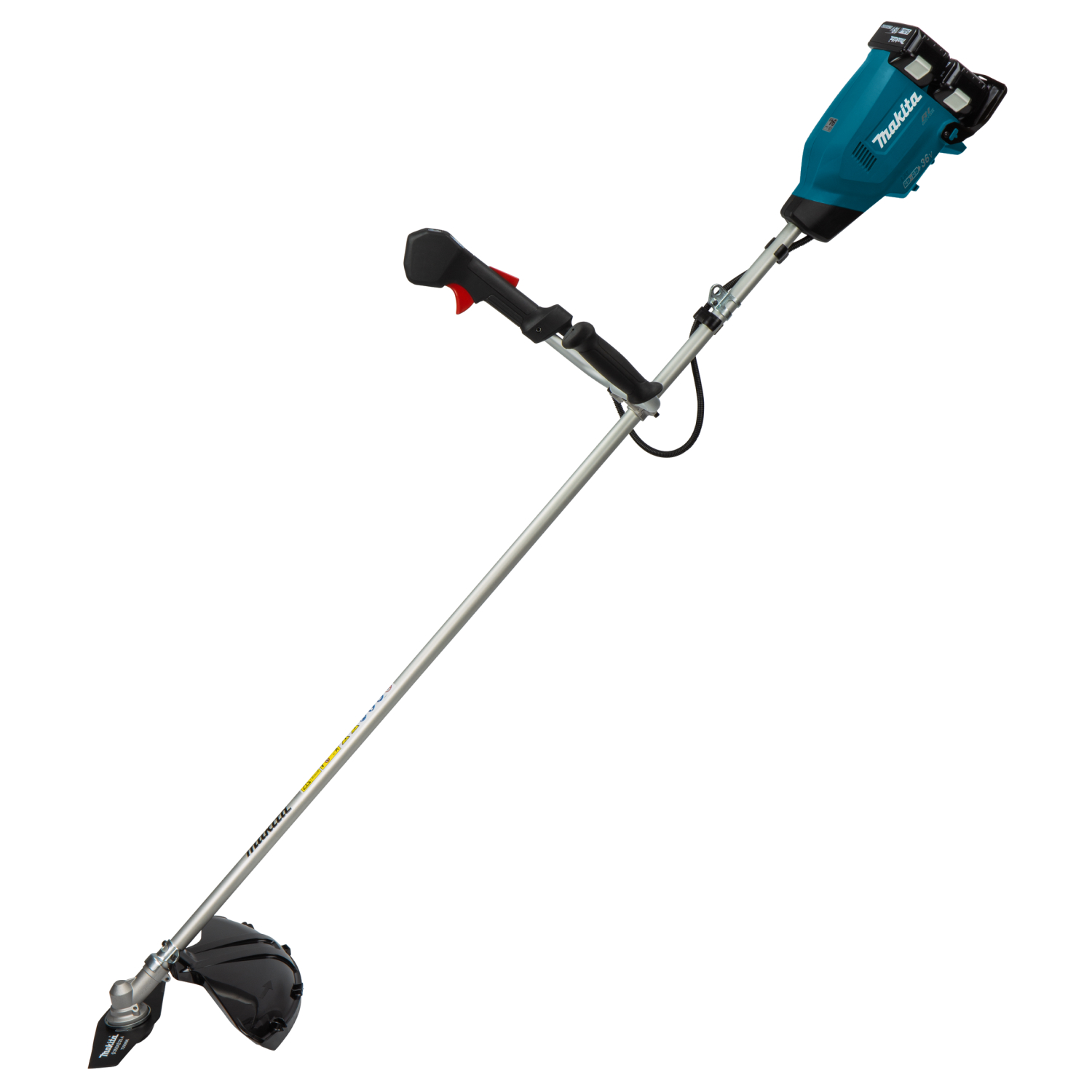 Makita DUR369APT2 36V (2x18V) Li-Ion accu grastrimmer / bosmaaier set (2x 5.0Ah accu) - U-greep - koolborstelloos