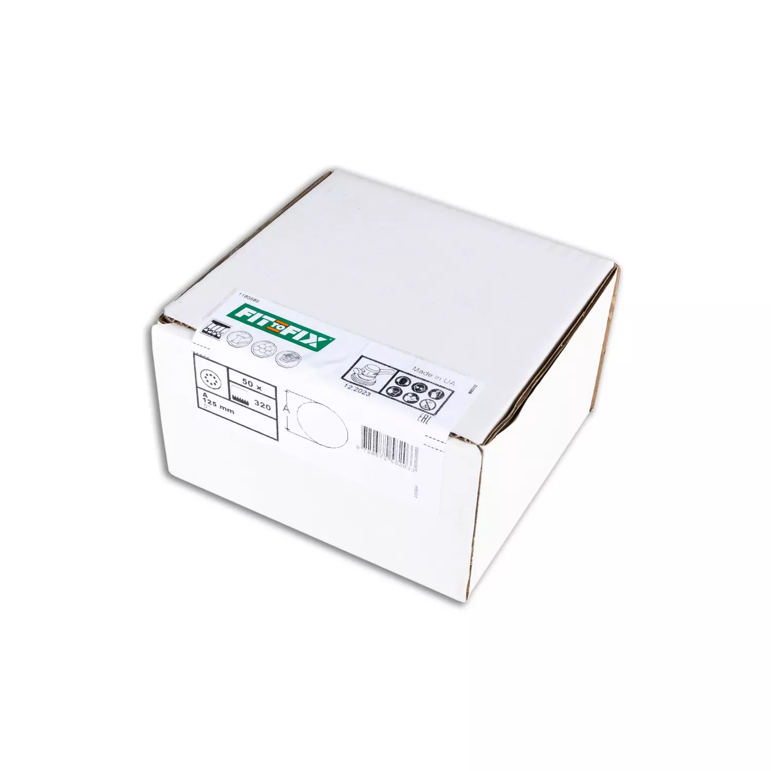 Fit-to-Fix Schuurschijf - P320 - Rond 125mm (50st) thumbnail 2