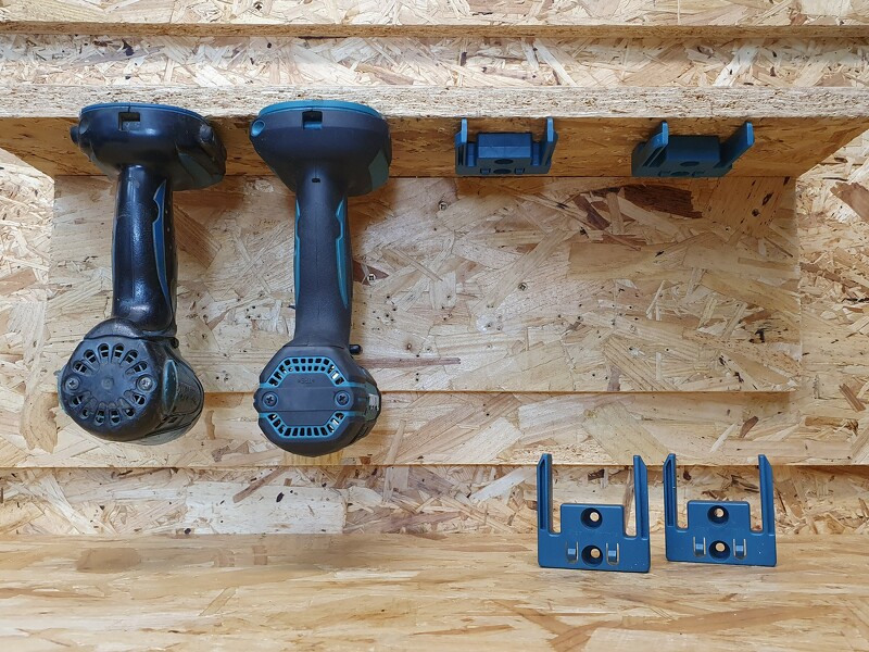 StealthMounts TM-MK18-BLK-4 Machinehouder Voor Makita LXT - Zwart - 4-pack - Detailed view of the product