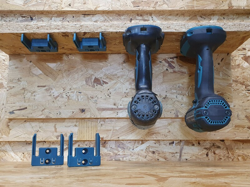 StealthMounts TM-MK18-BLK-4 Machinehouder Voor Makita LXT - Zwart - 4-pack - Detailed view of the product