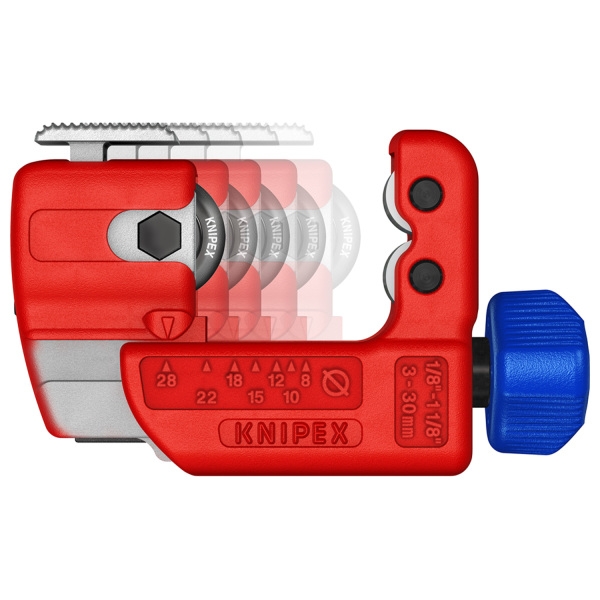 Knipex 90 31 01 Buizensnijder TubiX S - 3-30mm - Tot 2mm Wanddikte - Detailed view of the product