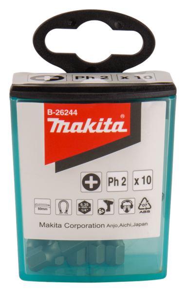 Makita B-26244 Schroefbit PH2X50mm 10 Stuks - Detailed view of the product