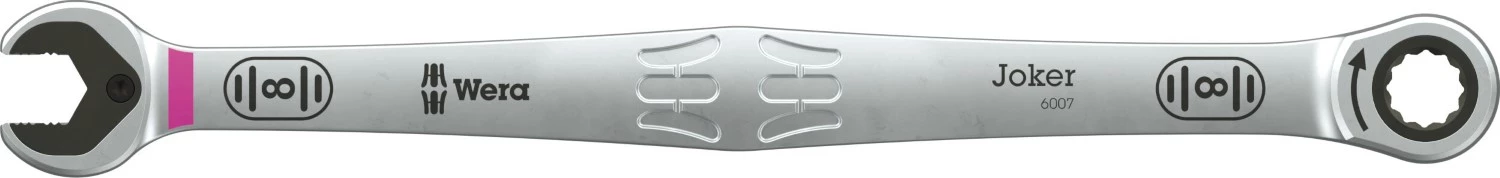 Wera 05020350001 6007 Joker Steek-/ringratelsleutel SB - Extra Lang - 8 X 180mm