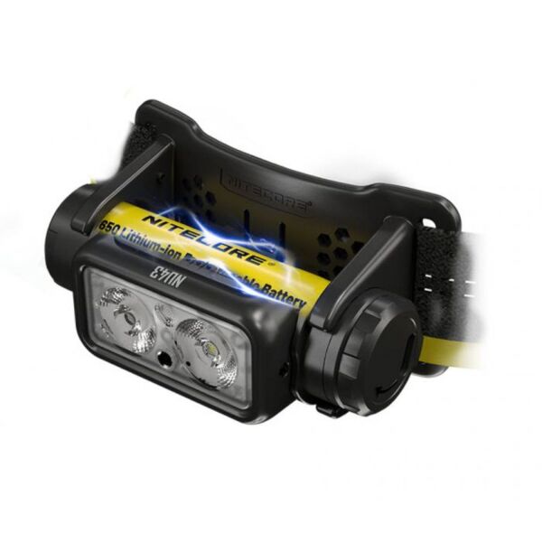 Nitecore NU43 Hoofdlamp - Oplaadbaar - 1400Lm - IP68 - Detailed view of the product