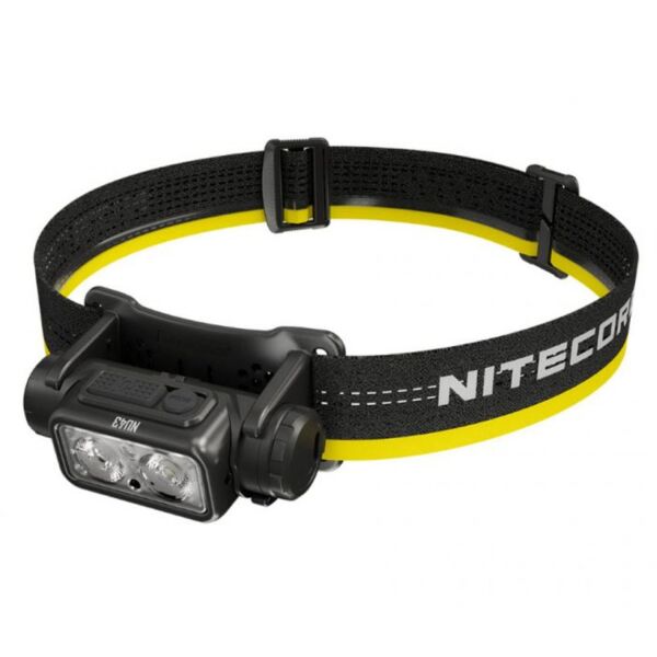 Nitecore NU43 Hoofdlamp - Oplaadbaar - 1400Lm - IP68 - Detailed view of the product