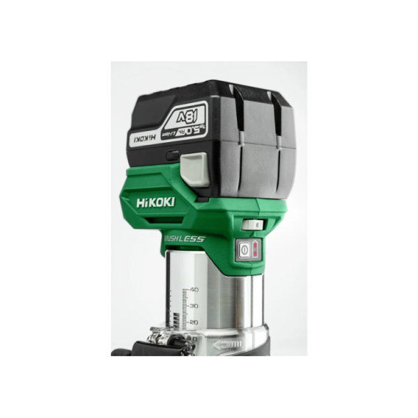 HiKOKI M1808DAW2Z Accu Kantenfreesmachine - 18 V / Excl. Accu's En Lader / HSC III - Detailed view of the product