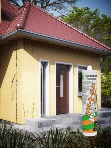 Zwaluw Den Braven 10114401 Stuc-O-Seal Structuurkit - Wit - 310ml - Detailed view of the product