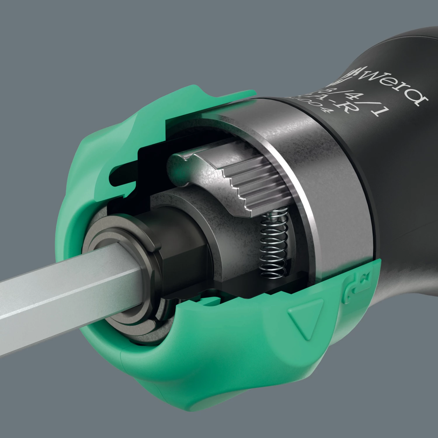 Wera 05051515001 Kraftform Kompakt 25 RA-R Bitschroevendraaier In Etui - 6 In 1 Multi-bit - Met Ratelfunctie thumbnail 2