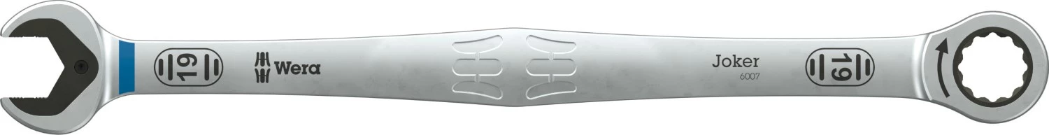 Wera 05020354001 6007 Joker Steek-ringratelsleutel SB - Extra Lang - 19 X 334mm