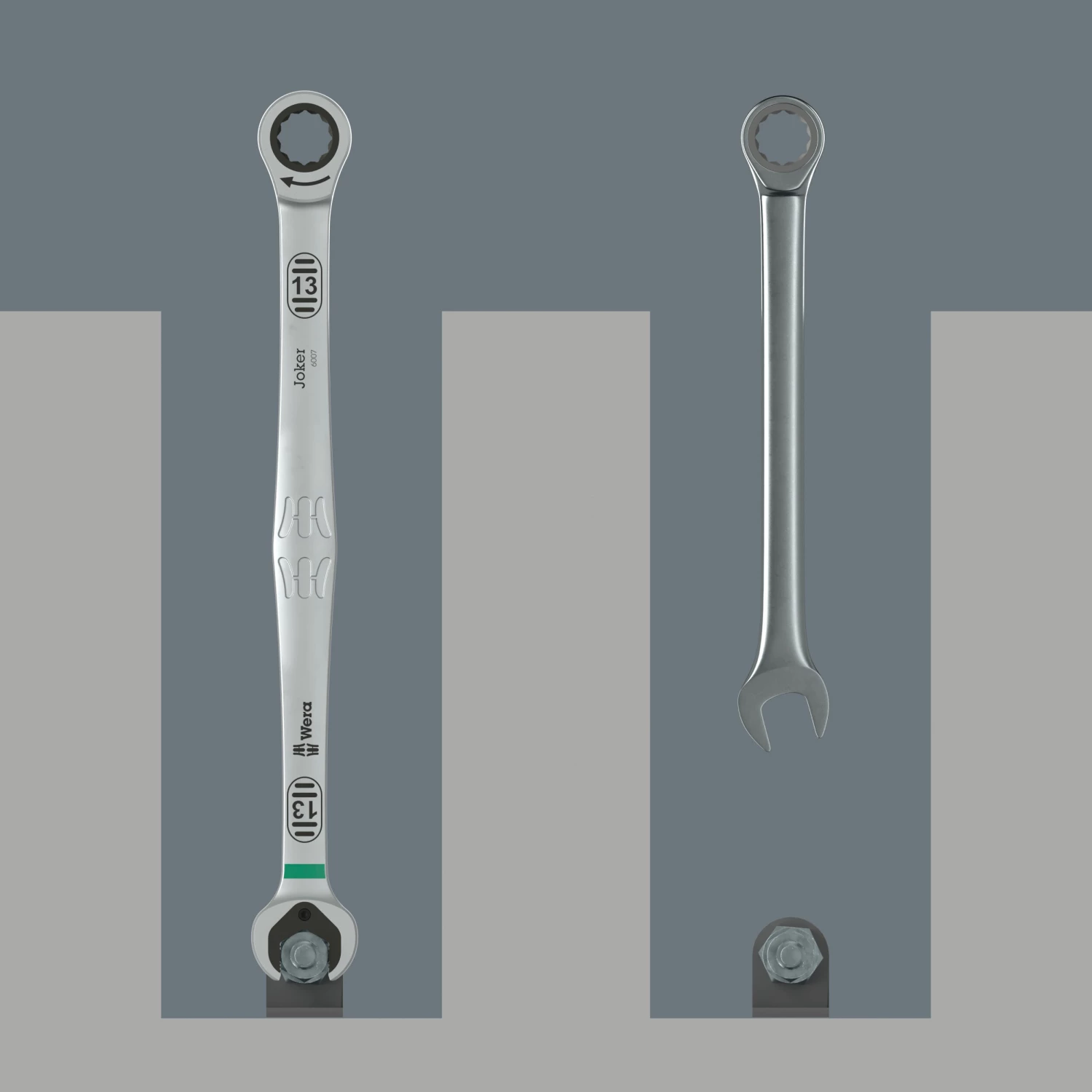 Wera 05020354001 6007 Joker Steek-ringratelsleutel SB - Extra Lang - 19 X 334mm thumbnail 3