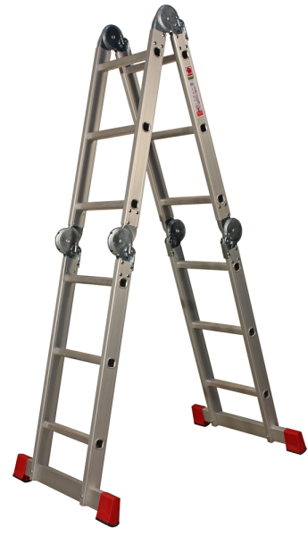 Little Jumbo 4741000403 Vouwladder Met 2 Stabilisatiebalken - 3,6m - Detailed view of the product