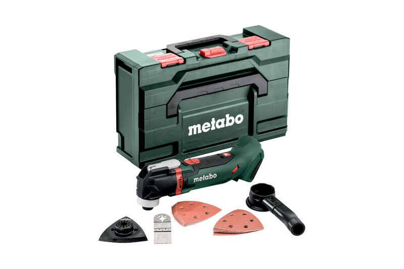 Metabo MT 18 LTX 18V Li-Ion Accu Multitool Body + 14 Delige Accessoireset In MetaBOX EAN: 4007430287700