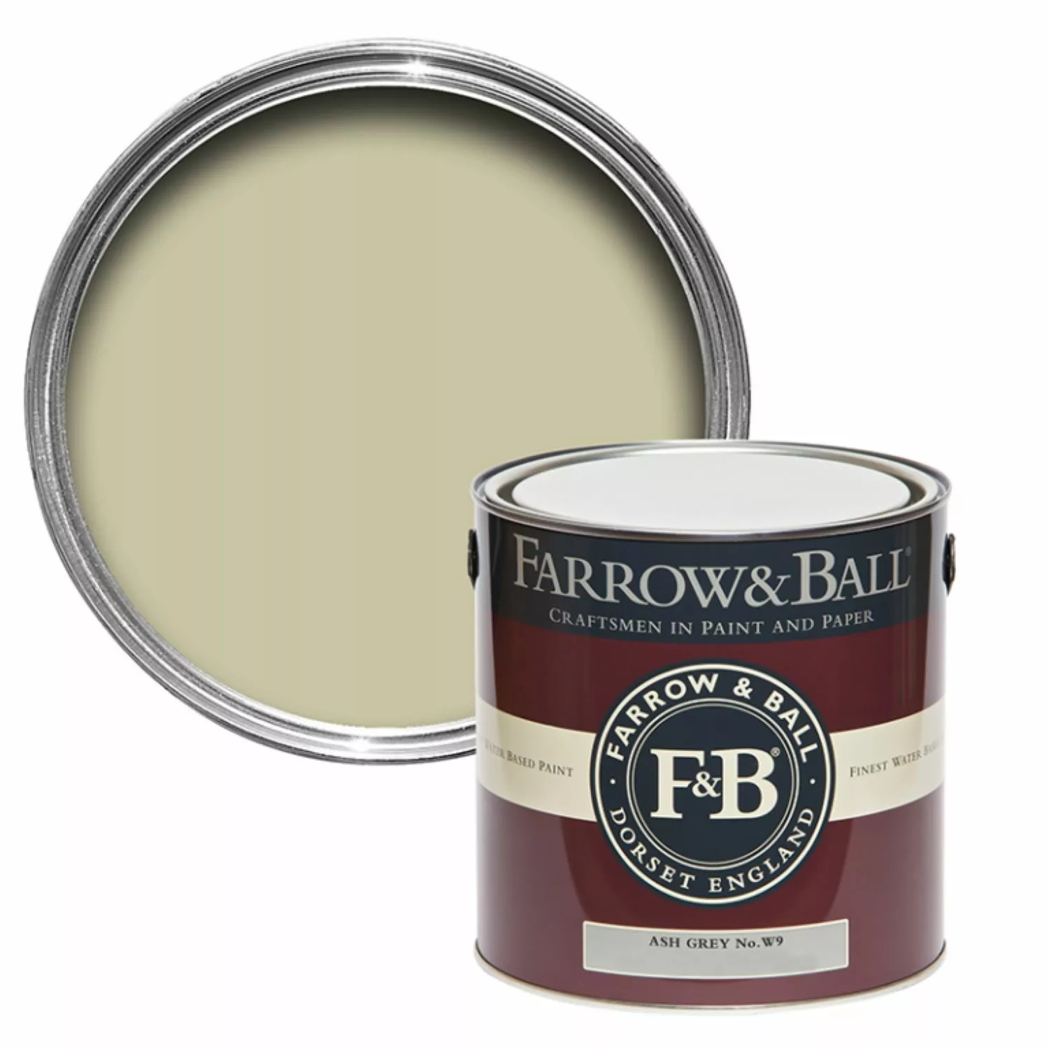 Farrow&Ball Estate Emulsion Ash Grey No. W9 5L