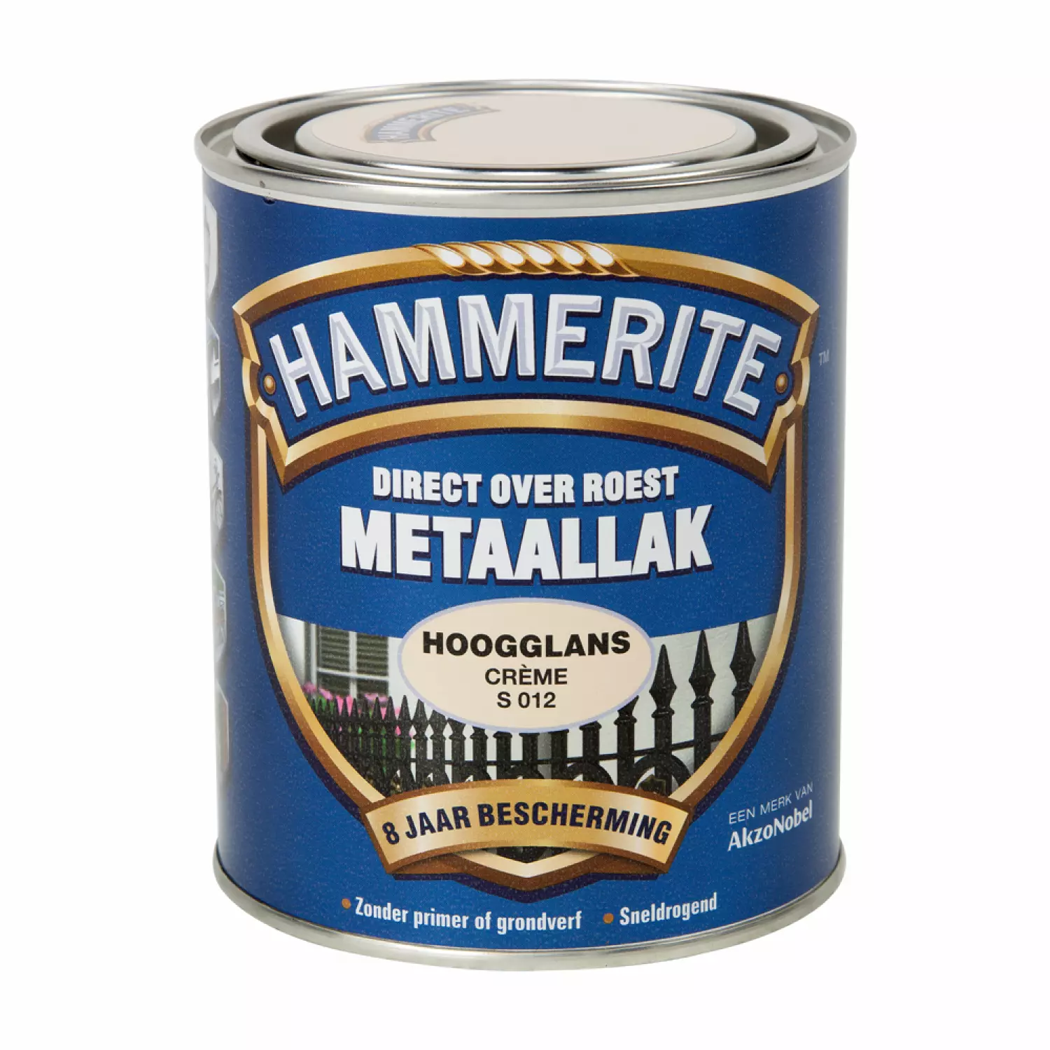 Hammerite Metaallak Hoogglans - Direct Over Roest - Creme - 0,75L