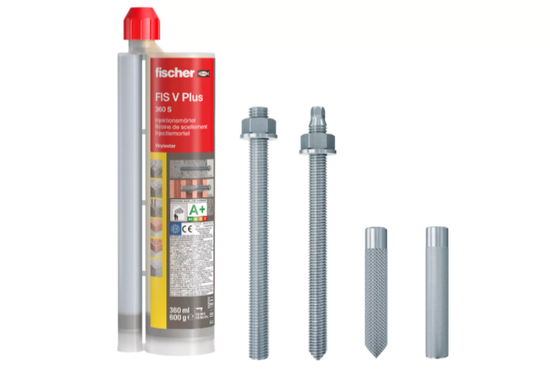 Fischer 563283 FIS V PLUS 300 T HWK K Injectiemortel - 10 Stuks Incl. 20 Mengtuiten